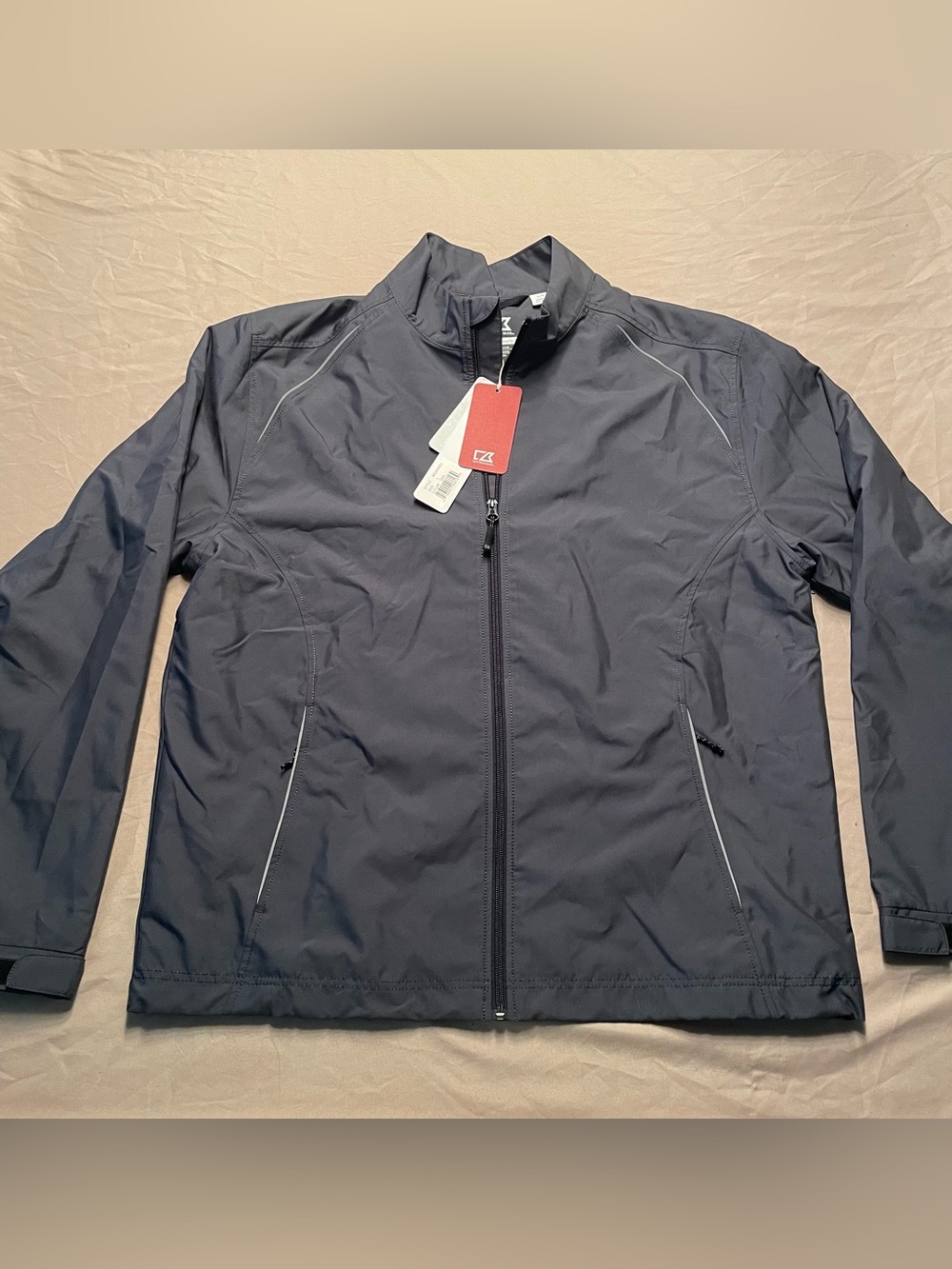 NWT Cutter & Buck Onyx Water-resistant Wind-Resistant Full-Zip Jacket Men’s L